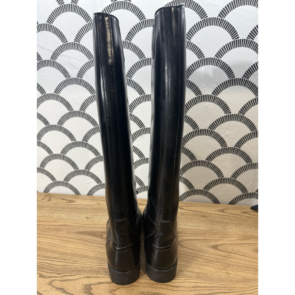Ariat Black Heritage Field Tall Riding Boots 55101 Medium Height Calf Full Sz 9 - Picture 7 of 11